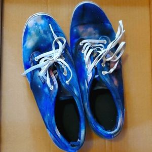 Vans galaxy shoes, women's size 9.5
